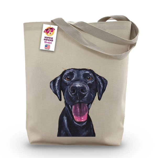 My Black Lab Tote Bag