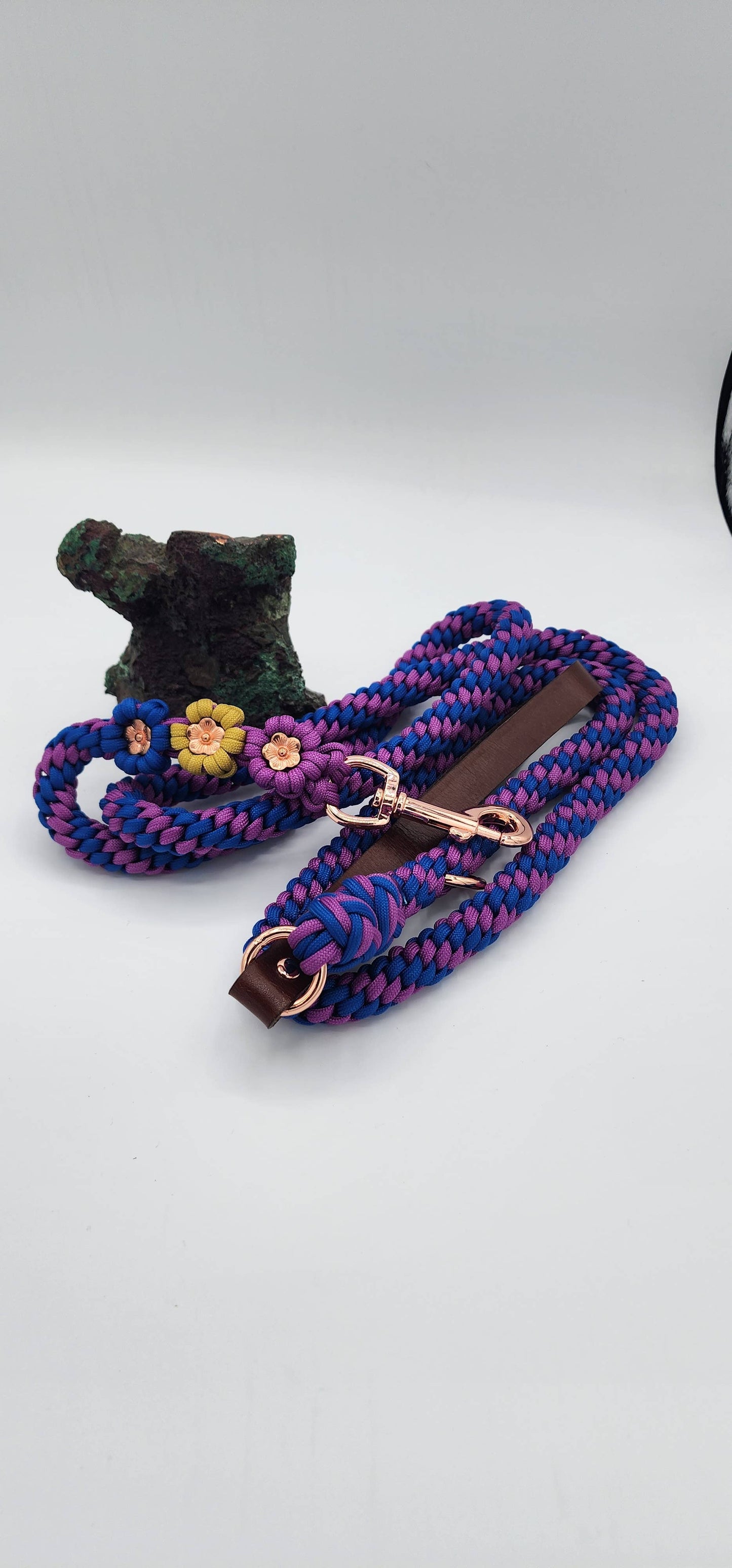 Purple/Blue/Green Paracord  Leash