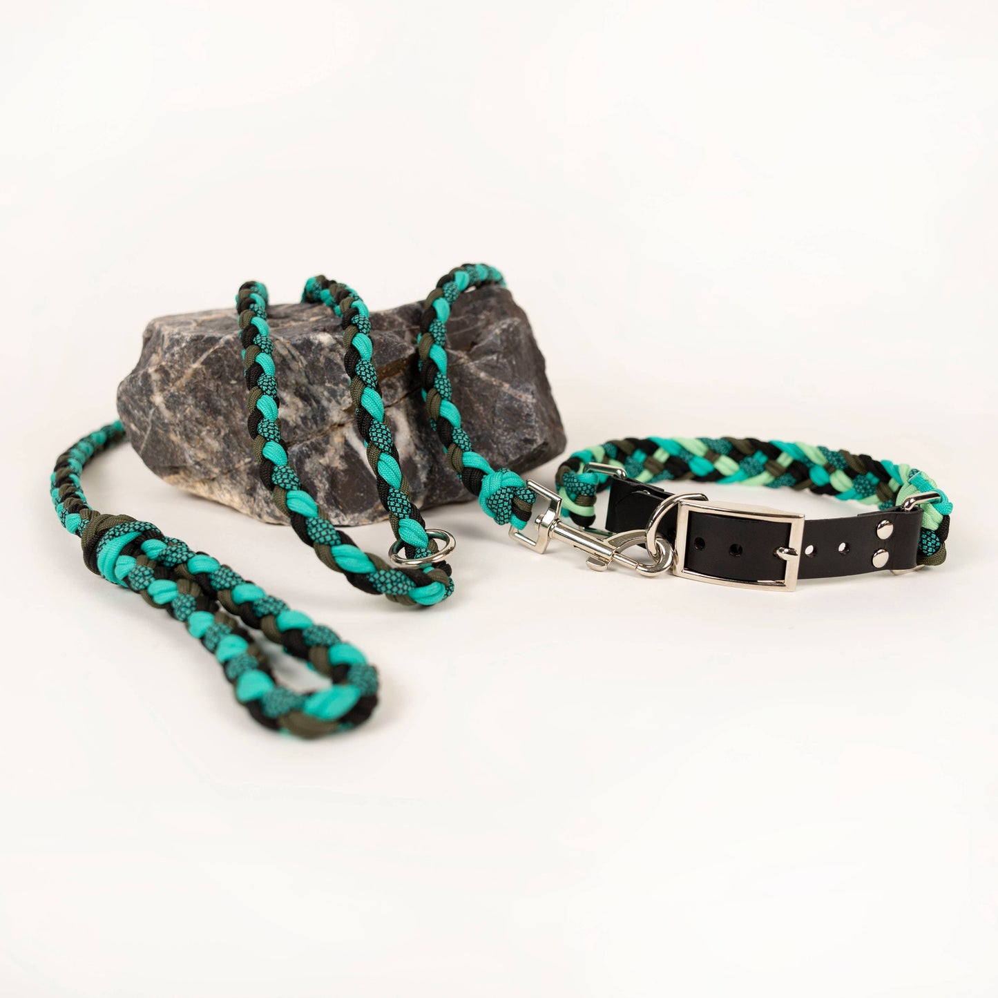 Crossweave Paracord Collar/Leash Set