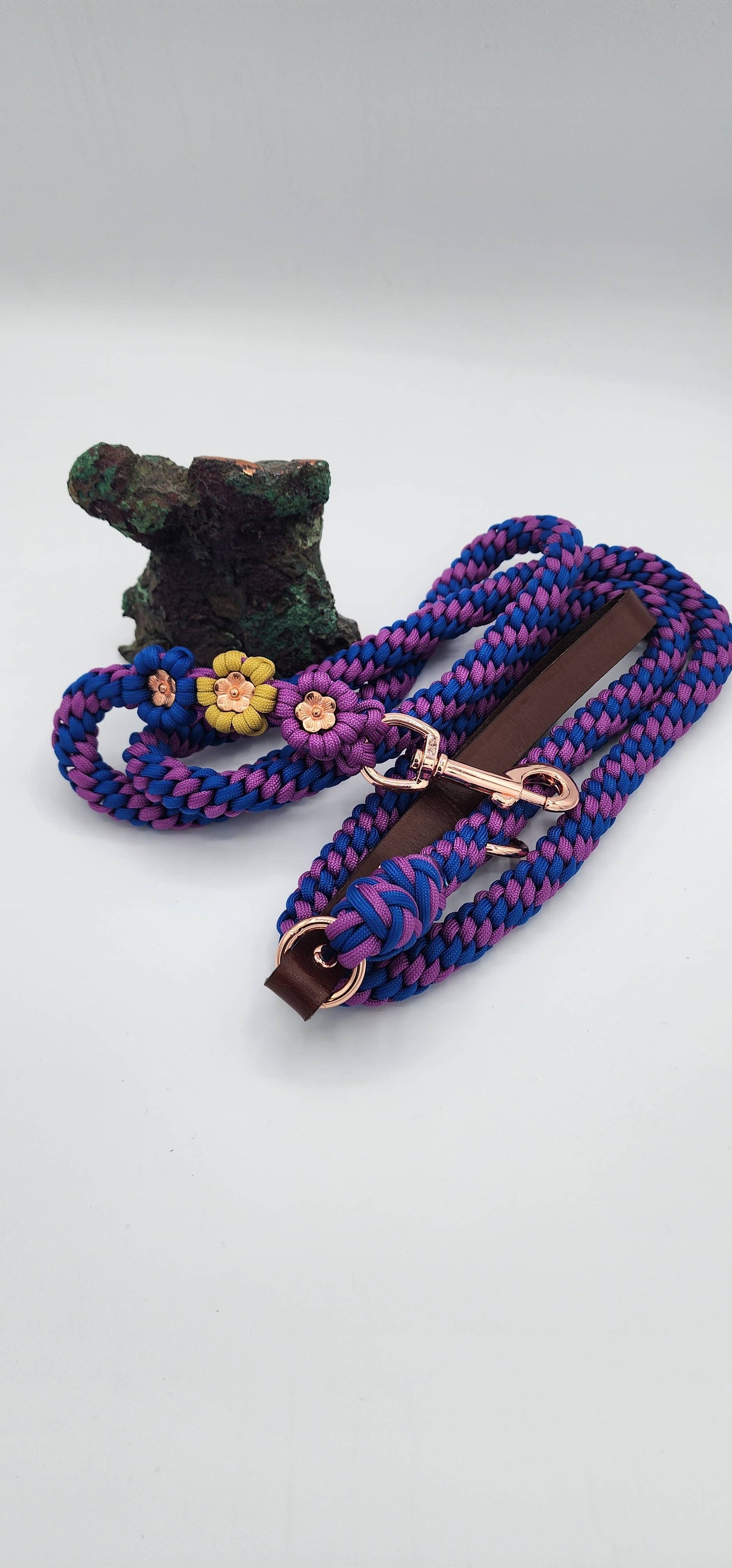 Purple/Blue/Green Paracord  Leash