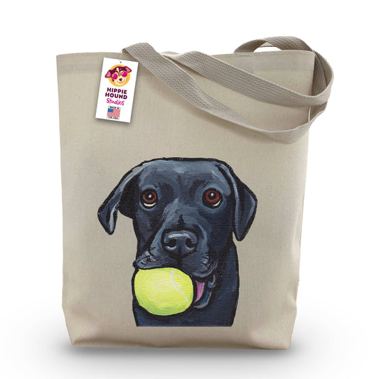 Black Lab Tote Bag