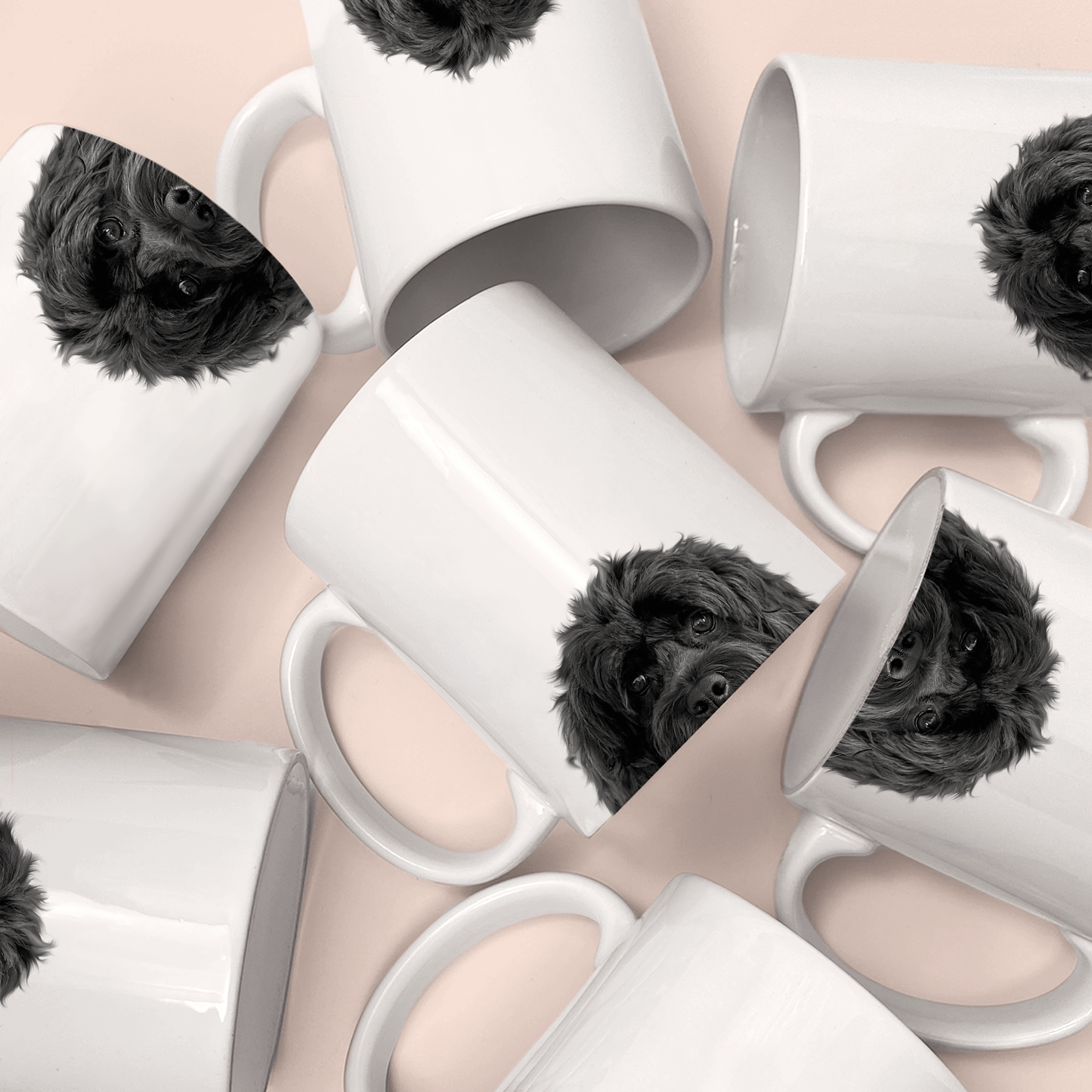 Peeking Cockapoo Mug