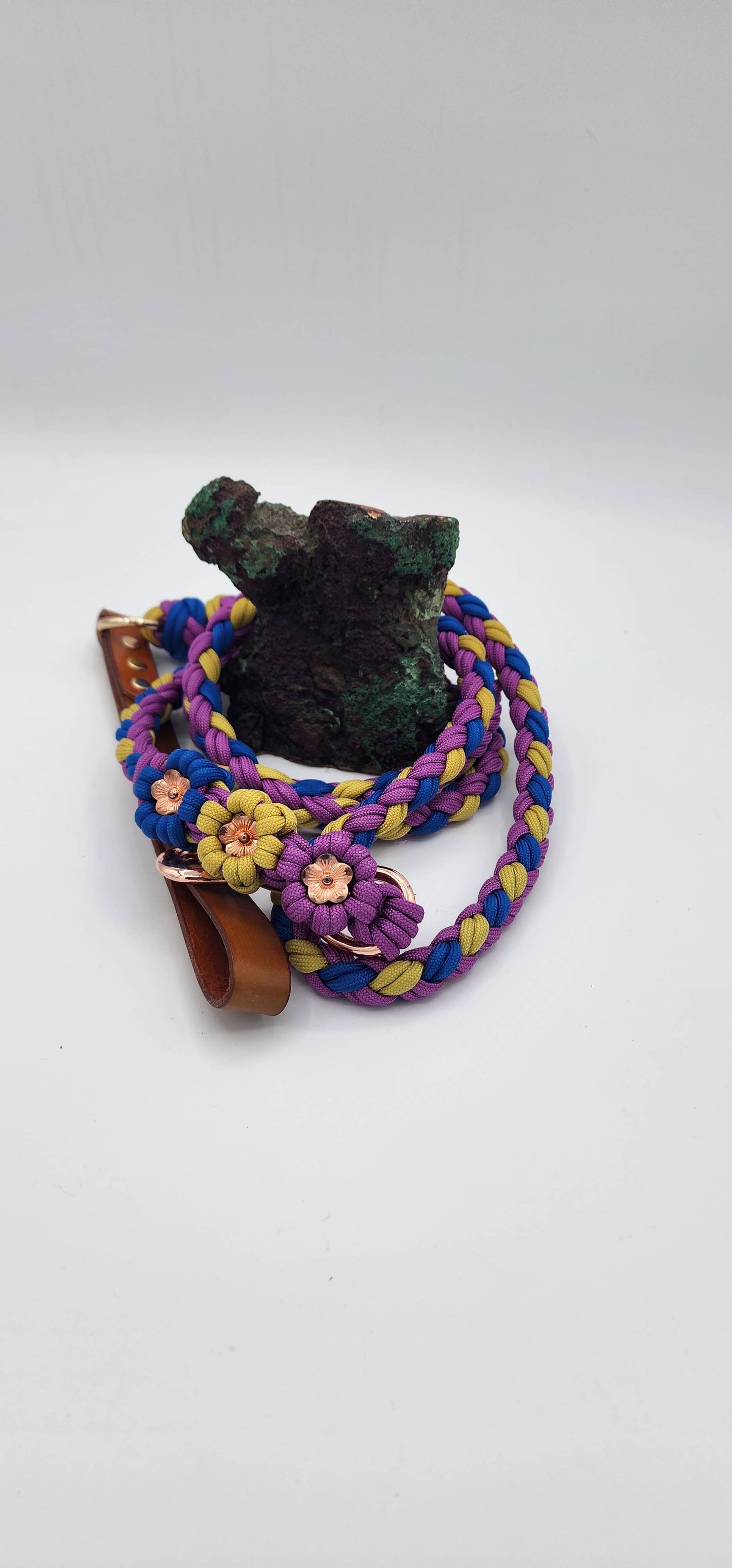 Purple/Blue/Green Paracord  Leash