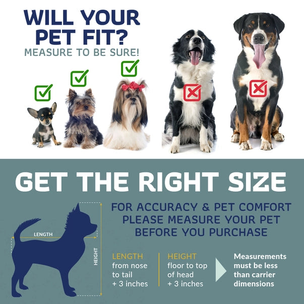 Premium Rider Pet Carrier with Removable Wheels