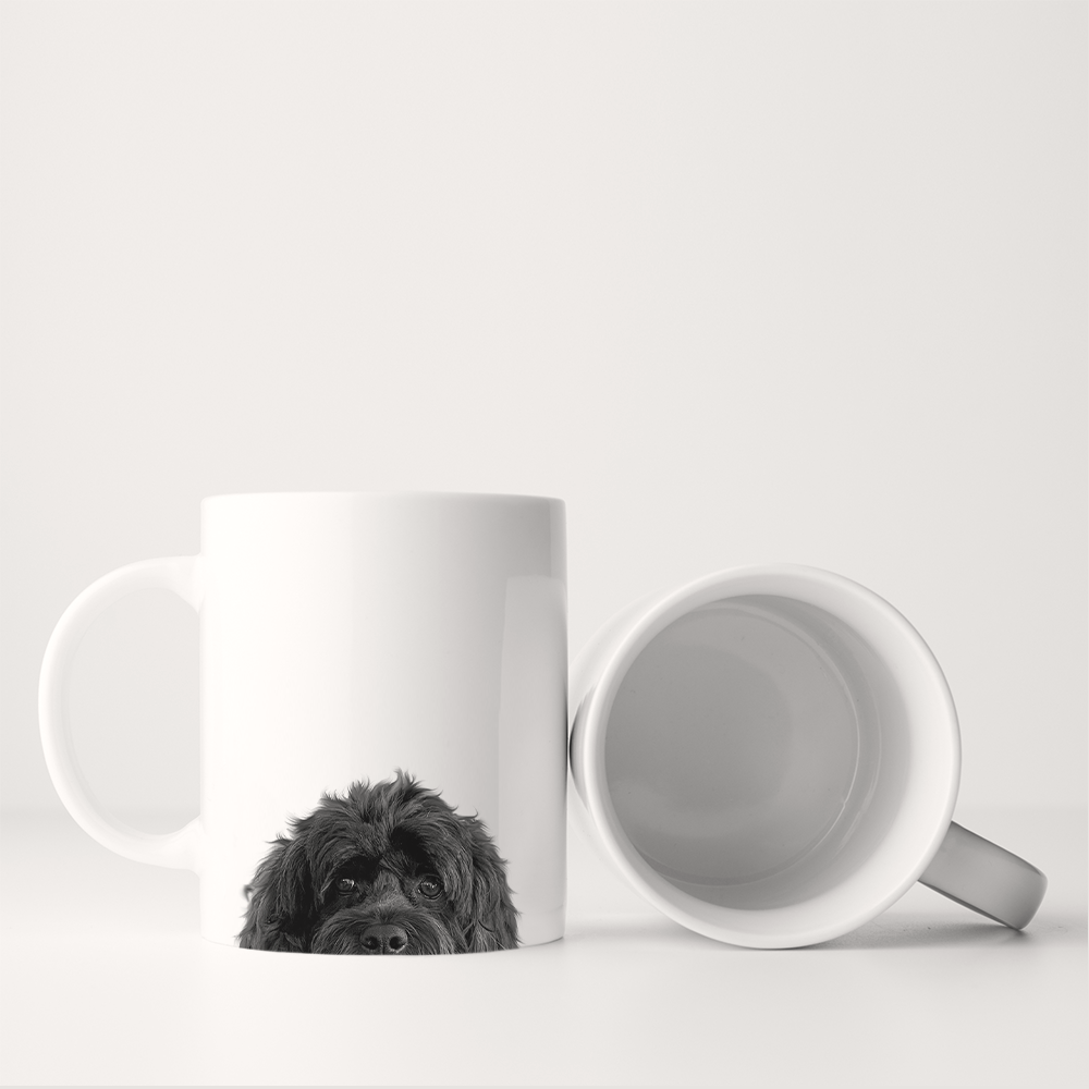 Peeking Cockapoo Mug
