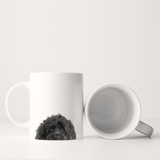 Peeking Cockapoo Mug