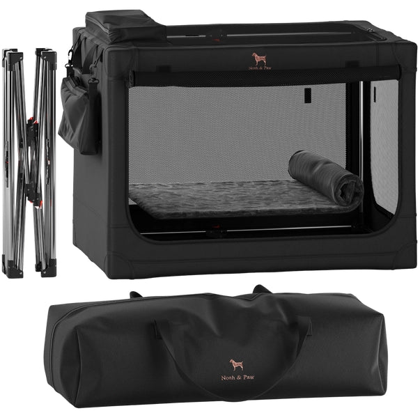 Collapsible Dog Crate (Including Pet Mat Ideal For Traveling)