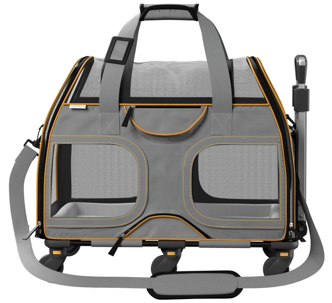 Premium Rider Pet Carrier with Removable Wheels